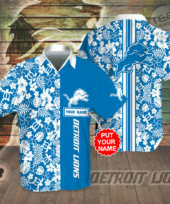 Detroit Lions 3D Hawaiian Shirt