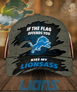 Detroit Lions Cap Custom Hat 01