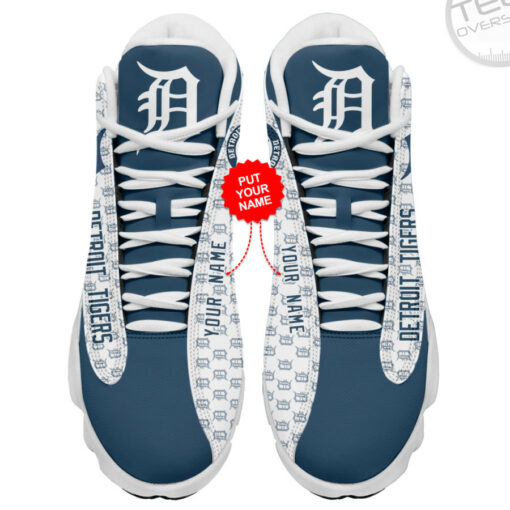 Detroit Tigers Jordan 13 Shoes 002
