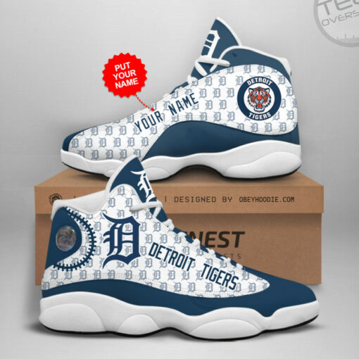 Detroit Tigers Jordan 13 Shoes