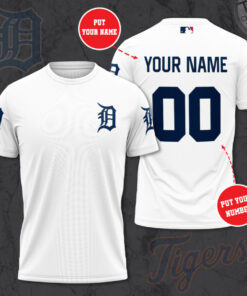 Detroit Tigers White T shirt
