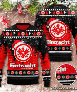 Eintracht Frankfurt 3D Christmas Sweater 2022