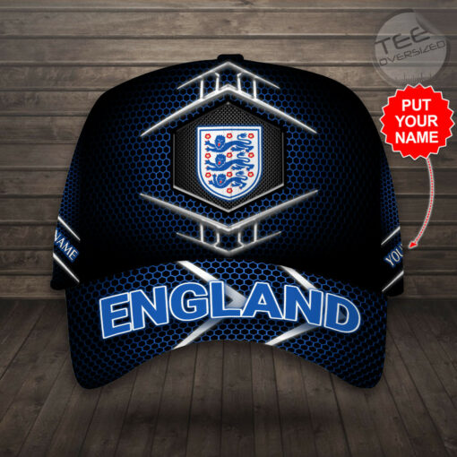 England National Football Team Cap Custom Hat 01 1