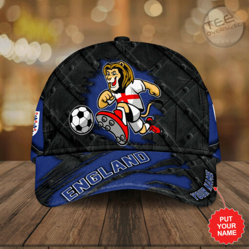 England National Football Team Cap Custom Hat 02