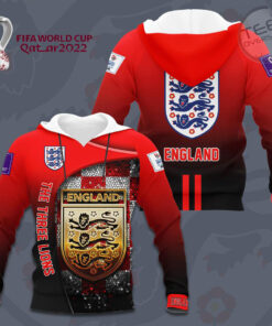 England The Three Lions 3D hoodie