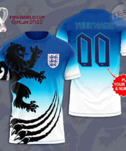 England World Cup 3D T shirt