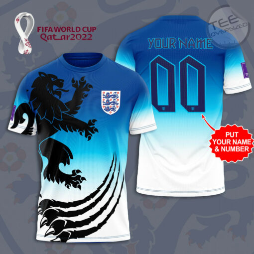 England World Cup 3D T shirt