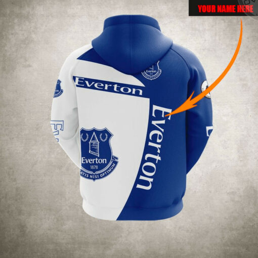 Everton FC 3D hoodie back