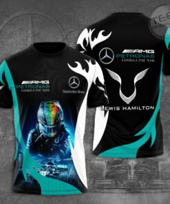 F1 Lewis Hamilton 3D T shirt