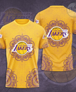 FAN designed Los Angeles Lakers LAL NBA T SHIRT
