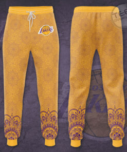FAN designed Los Angeles Lakers LAL NBA Unisex Sweatpants