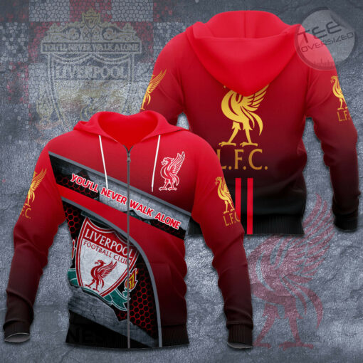 FC Liverpool 3D zip hoodie
