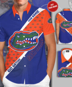 Florida Gators 3D Short Sleeve Dress Shirt 03