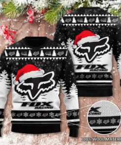 Fox Racing 3D Ugly Christmas Sweater 2022