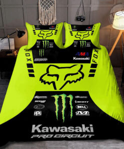 Fox Racing Monster Energy bedding set – duvet cover pillow shams