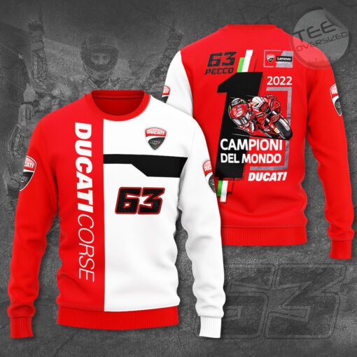 Francesco Bagnaia x Ducati Lenovo 2022 sweatshirt