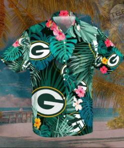 Green Bay Packers 3D Hawaiian Shirt Hawaiian Shorts 01