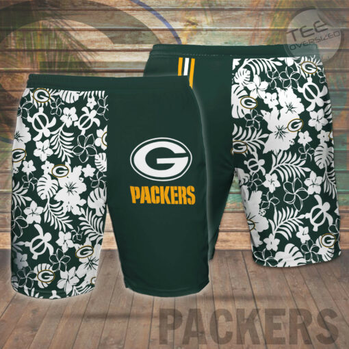 Green Bay Packers 3D Hawaiian Shirt Hawaiian Shorts 06