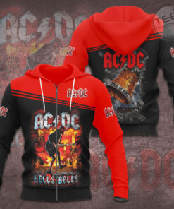 Hells Bells ACDC zip hoodie