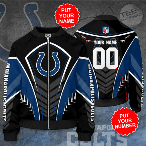 Indianapolis Colts 3D Bomber Jacket 02