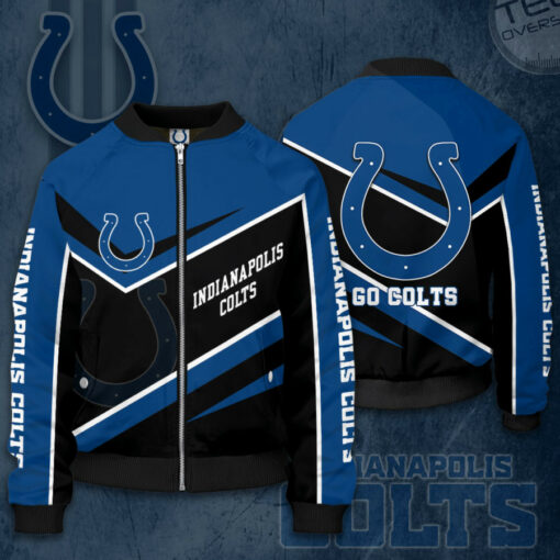 Indianapolis Colts 3D Bomber Jacket 03