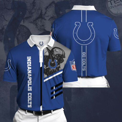 Indianapolis Colts 3D Polo 01