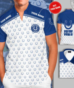 Indianapolis Colts 3D Short Sleeve Dress Shirt 02
