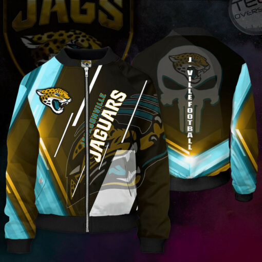 Jacksonville Jaguars 3D Bomber Jacket 04