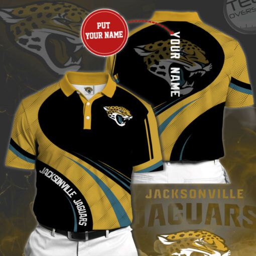 Jacksonville Jaguars 3D Polo 01