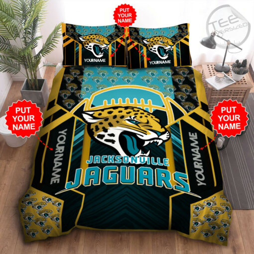 Jacksonville Jaguars bedding set 01