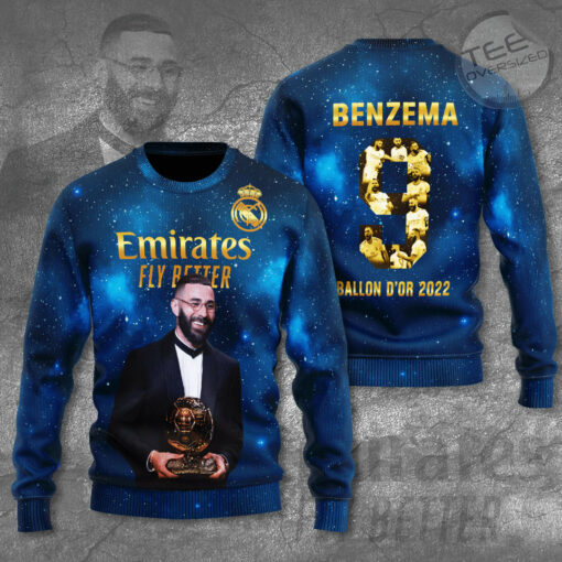 Karim Benzema 3D Sweatshirt
