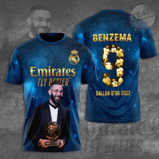Karim Benzema 3D T shirt