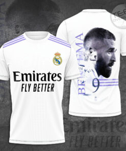 Karim Benzema Fly Better 3D T shirt