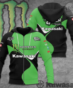 Kawasaki zip up hoodie KAWASAKI02