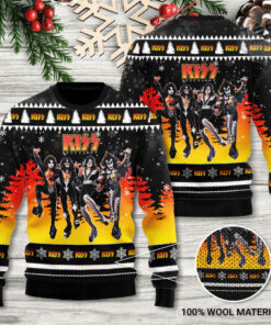 Kiss Band 3D Ugly Sweater