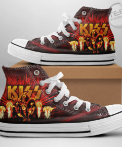 Kiss Band High Top Canvas Shoe OVS15823S4 Design 1