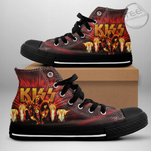 Kiss Band High Top Canvas Shoe OVS15823S4 Design 2
