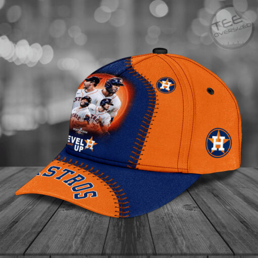 Level Up Houston Astros Cap Custom Hat 02