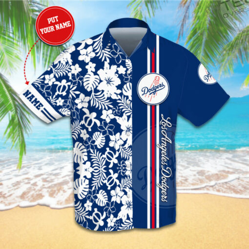 Los Angeles Dodgers 3D Hawaiian Shirt