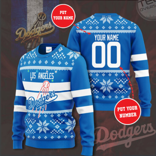Los Angeles Dodgers 3D sweater