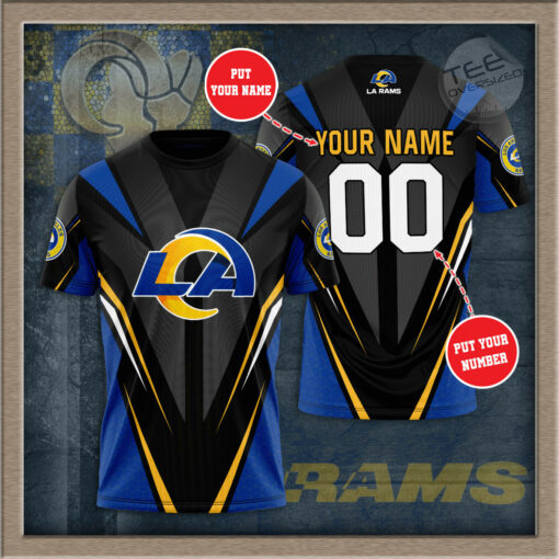Los Angeles Rams 3D T shirt 06