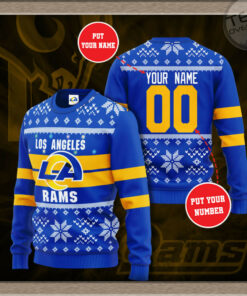 Los Angeles Rams 3D sweater 01