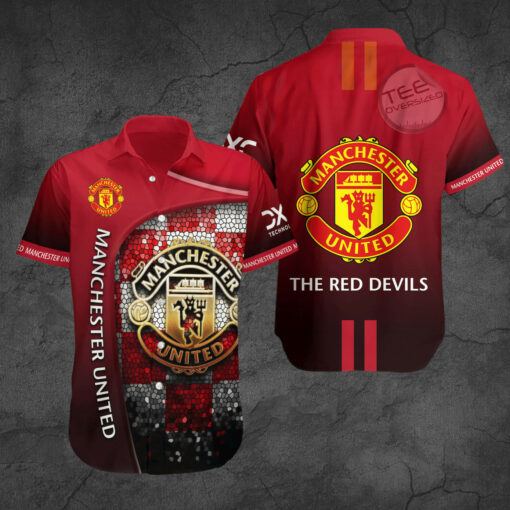 Manchester United 3D short sleeve shirt