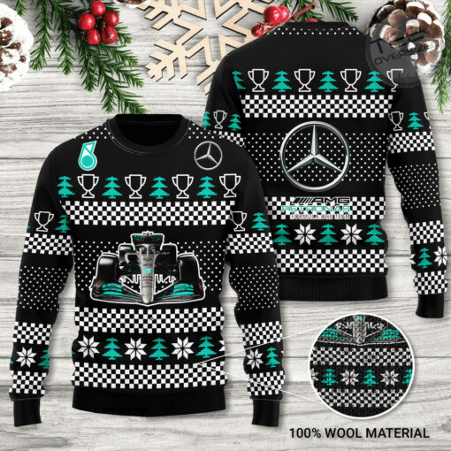Mercedes AMG Petronas 3D Ugly Sweater