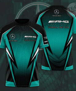 Mercedes AMG Petronas F1 3D Apparels T shirt