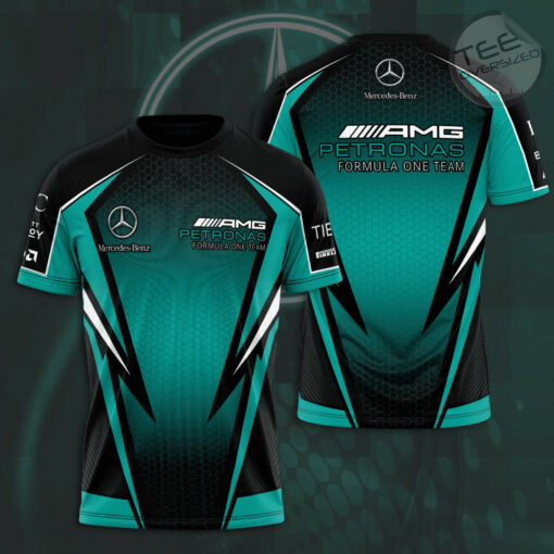 Mercedes AMG Petronas F1 3D Apparels T shirt