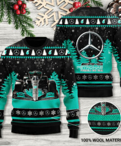 Mercedes AMG Petronas F1 3D Ugly Sweater