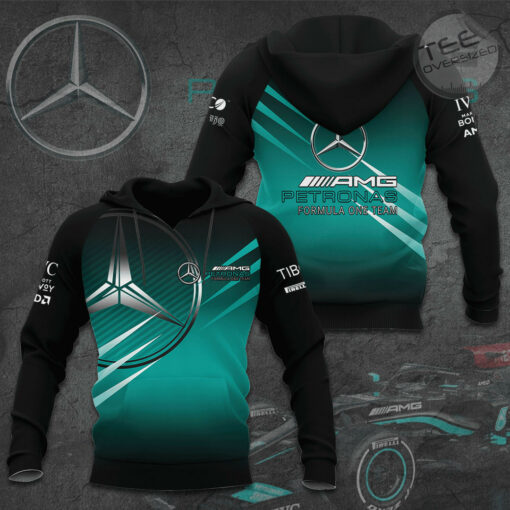 Mercedes And Petronas 3D hoodie