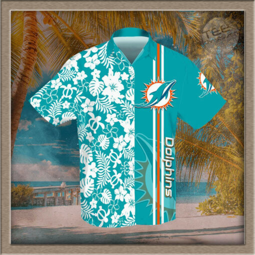 Miami Dolphins 3D Hawaiian Shirt 01