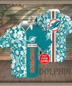 Miami Dolphins 3D Hawaiian Shirt